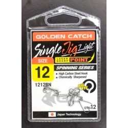 Гачки для риби, GC Single Jig Light 1212, 12шт/уп, колір BN, №12